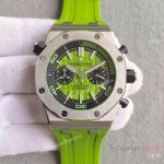 Swiss Audemars Piguet Cal.3124 Green Rubber Replica Watch